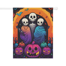 DistinctInk Garden & House Banner Flag with The Paths We Choose Design for Halloween  LGBTQ+ Pride