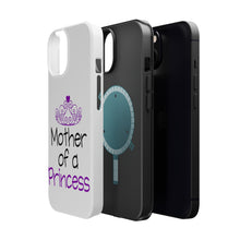 DistinctInk ToughCase for Apple iPhone, Compatible with MagSafe Charging - Mother of a Princess
