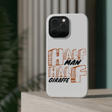DistinctInk ToughCase for Apple iPhone, Compatible with MagSafe Charging - Half Man Half Giraffe