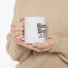 DistinctInk Glossy White Coffee / Tea Mug - Hooray Sports Do The Thing Win The Points