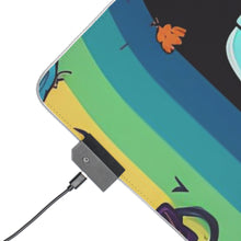 DistinctInk LED Gaming Mouse Pad with The Enduring Beauty of Writing Design for Halloween  LGBTQ+ Pride