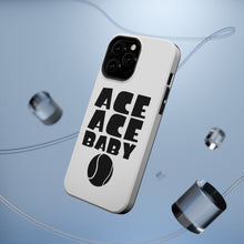 DistinctInk ToughCase for Apple iPhone, Compatible with MagSafe Charging - Ace Ace Baby Tennis