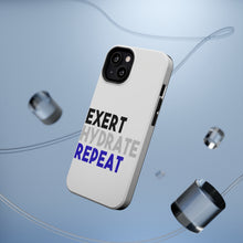DistinctInk ToughCase for Apple iPhone, Compatible with MagSafe Charging - Exert Hydrate Repeat