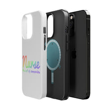 DistinctInk ToughCase for Apple iPhone, Compatible with MagSafe Charging - Nurse An Art of Compassion