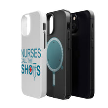 DistinctInk ToughCase for Apple iPhone, Compatible with MagSafe Charging - Nurses Call the Shots