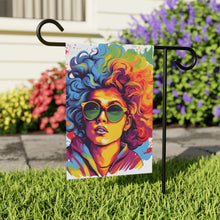 DistinctInk Garden & House Banner Flag with A World of Words Design for LGBTQ+ Pride