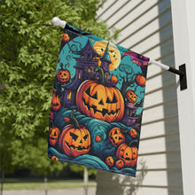 DistinctInk Garden & House Banner / Flag with Trick or Treat Parade Design for Halloween