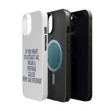 DistinctInk ToughCase for Apple iPhone, Compatible with MagSafe Charging - Wear Perfume Called "New Car Interior"
