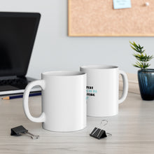 DistinctInk Glossy White Coffee / Tea Mug - Life Only Listens When I Talk In My Sleep