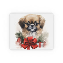 DistinctInk Mouse Pad - 1/4" Foam Rubber - Tibetan Spaniel Puppy Drawing