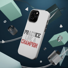DistinctInk ToughCase for Apple iPhone, Compatible with MagSafe Charging - Practice Like a Champion