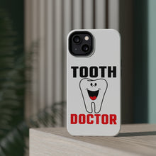 DistinctInk ToughCase for Apple iPhone, Compatible with MagSafe Charging - Tooth Doctor Dentist