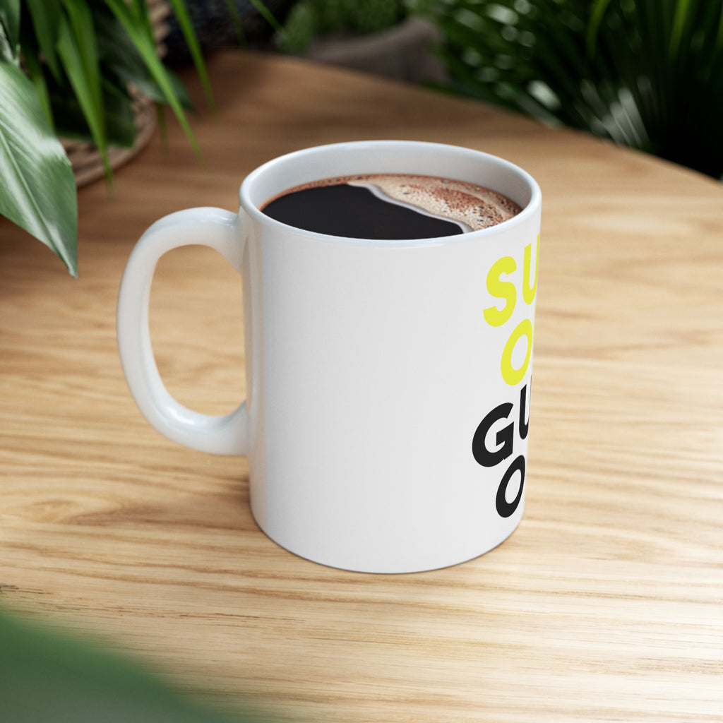 Glossy White Coffee / Tea Mug - Suns Out, Guns Out, view 8
