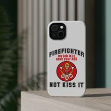 DistinctInk ToughCase for Apple iPhone, Compatible with MagSafe Charging - Firefighter - Job is to Save You