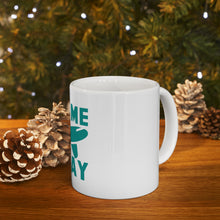 DistinctInk Glossy White Coffee / Tea Mug - Fly Me Away - Travel