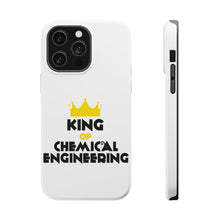 DistinctInk ToughCase for Apple iPhone, Compatible with MagSafe Charging - King of Chemical Engineering