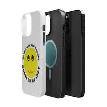 DistinctInk ToughCase for Apple iPhone, Compatible with MagSafe Charging - My Smile Most Beautiful Curve on My Body