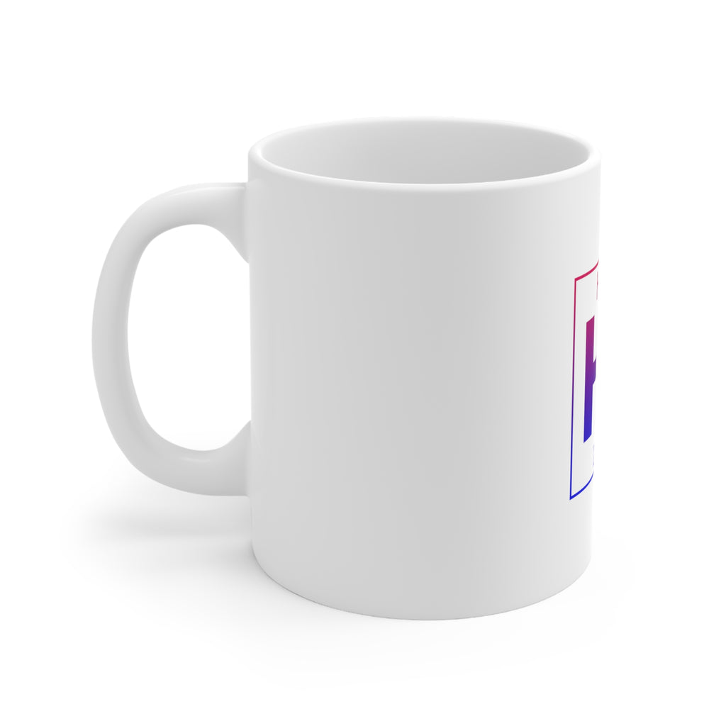 Glossy White Coffee / Tea Mug - Entrepreneur Hustle Hu Element, view 2