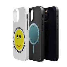 DistinctInk ToughCase for Apple iPhone, Compatible with MagSafe Charging - My Smile Most Beautiful Curve on My Body