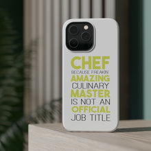 DistinctInk ToughCase for Apple iPhone, Compatible with MagSafe Charging - Chef Amazing Culinary Master