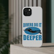 DistinctInk ToughCase for Apple iPhone, Compatible with MagSafe Charging - Divers Do It Deeper