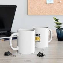 DistinctInk Glossy White Coffee / Tea Mug - Engineering Major Always Right By Design