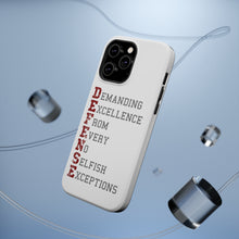 DistinctInk ToughCase for Apple iPhone, Compatible with MagSafe Charging - DEFENSE Demanding Excellence