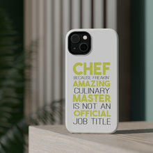 DistinctInk ToughCase for Apple iPhone, Compatible with MagSafe Charging - Chef Amazing Culinary Master