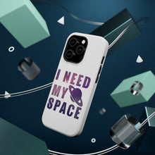DistinctInk ToughCase for Apple iPhone, Compatible with MagSafe Charging - I Need My Space - Astronomy