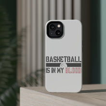 DistinctInk ToughCase for Apple iPhone, Compatible with MagSafe Charging - Basketball is in My Blood