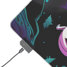 DistinctInk LED Gaming Mouse Pad with Exploring the Unknown Design for Halloween  LGBTQ+ Pride