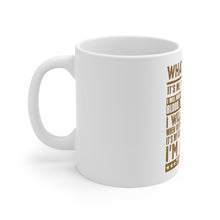 DistinctInk Glossy White Coffee / Tea Mug - Chef - What I Do Isn't Easy