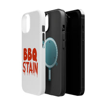 DistinctInk ToughCase for Apple iPhone, Compatible with MagSafe Charging - BBQ Stain Barbecue