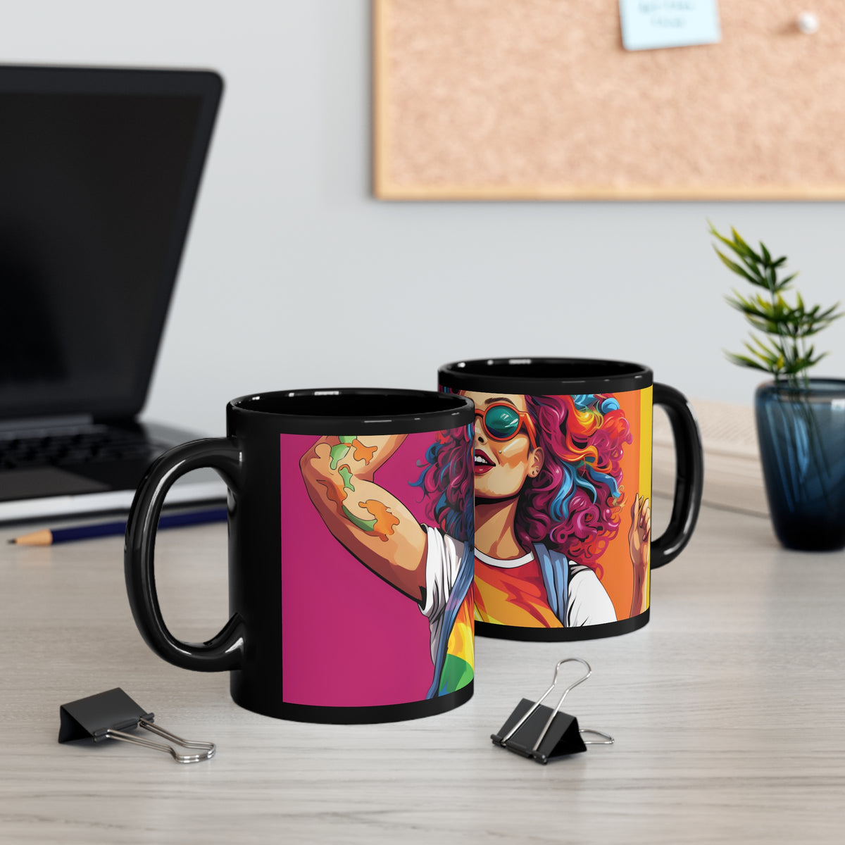 Black Coffee Mug - Leading a New Path for LGBTQ+ Pride, view 5