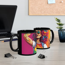 DistinctInk Black Coffee Mug - Leading a New Path for LGBTQ+ Pride