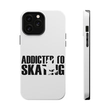 DistinctInk ToughCase for Apple iPhone, Compatible with MagSafe Charging - Addicted to Skating