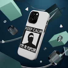 DistinctInk ToughCase for Apple iPhone, Compatible with MagSafe Charging - Keep Calm I'm a Ninja