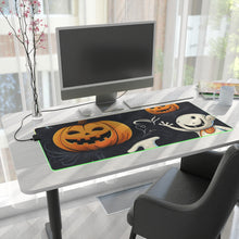 DistinctInk LED Gaming Mouse Pad with The Halloween Spell Design for Halloween