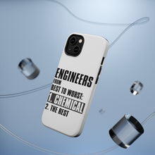DistinctInk ToughCase for Apple iPhone, Compatible with MagSafe Charging - Chemical Engineers are the Best
