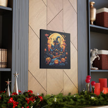 DistinctInk Canvas Wall Art with Spooky Sweet Treats for Halloween