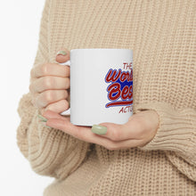 DistinctInk Glossy White Coffee / Tea Mug - The World's Best Actor
