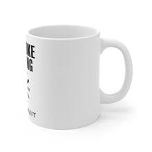 DistinctInk Glossy White Coffee / Tea Mug - Dad Joke Loading Please Wait