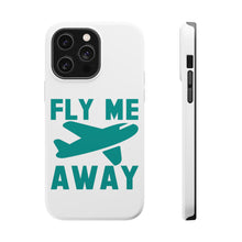 DistinctInk ToughCase for Apple iPhone, Compatible with MagSafe Charging - Fly Me Away - Travel