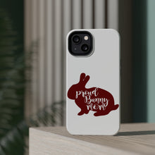 DistinctInk ToughCase for Apple iPhone, Compatible with MagSafe Charging - Proud Bunny Mom - Rabbit