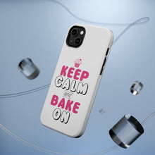 DistinctInk ToughCase for Apple iPhone, Compatible with MagSafe Charging - Keep Calm and Bake On