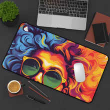 DistinctInk Desk Mat with A World of Words Design for LGBTQ+ Pride