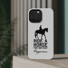 DistinctInk ToughCase for Apple iPhone, Compatible with MagSafe Charging - Ride A Horse for Instant Happiness