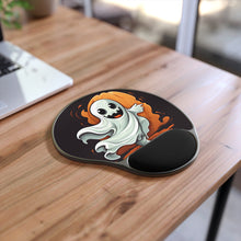DistinctInk Mouse Pad with Wrist Rest  with Silly Specter Sprites Design for Halloween