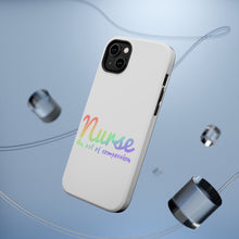 DistinctInk ToughCase for Apple iPhone, Compatible with MagSafe Charging - Nurse An Art of Compassion