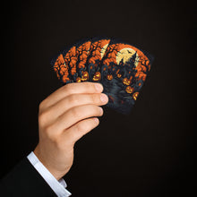 DistinctInk Playing Poker Cards with Darkness Falls on Halloween Design for Halloween